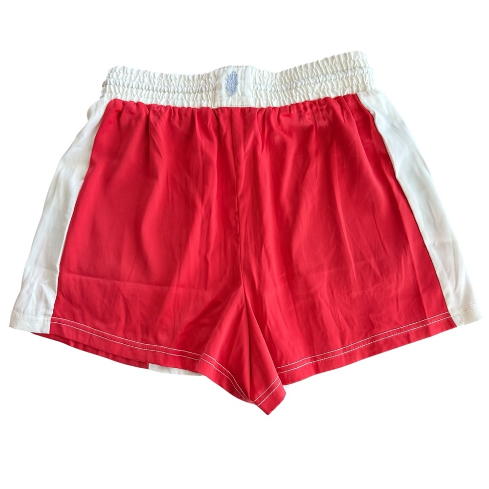 Free People Movement In The Ring Shorts XS Red Pink Floral New With Tags - Picture 8 of 8